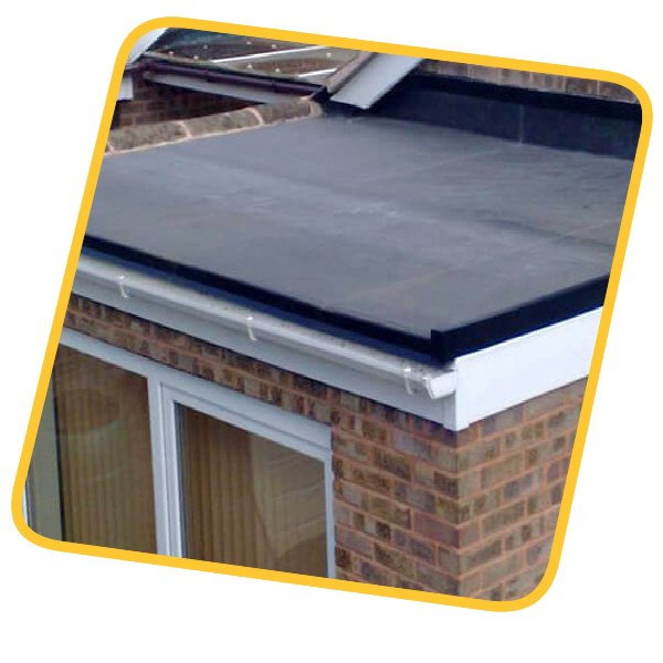 Rubber Roofing by Wrexham Local Roofer